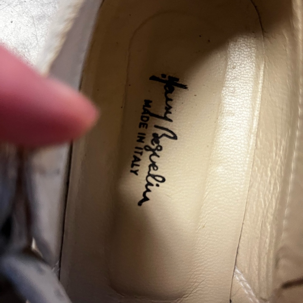 White Leather Buckle Shoes by Henry Beguelin. - Picture 4 of 4